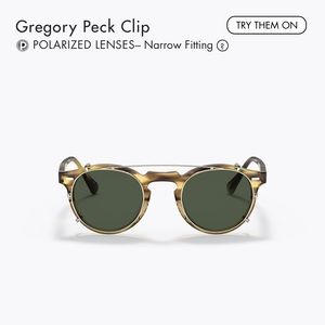 Oliver Peoples sunglasses clip for eyeglasses